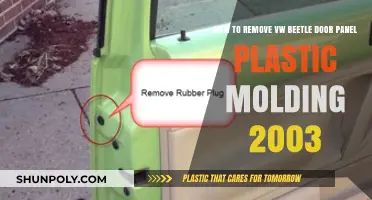 Removing 2003 VW Beetle Door Panel Plastic Molding: Step-by-Step Guide