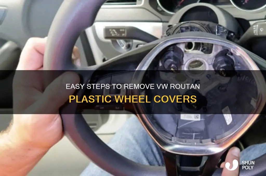 how to remove vw routan plastic wheel covers