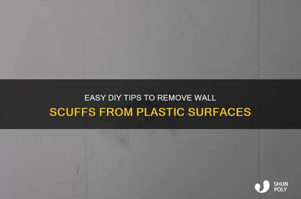 how to remove wall scuff from plastic