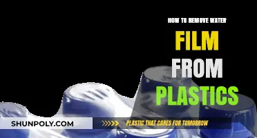 Effective Methods to Remove Water Film from Plastic Surfaces