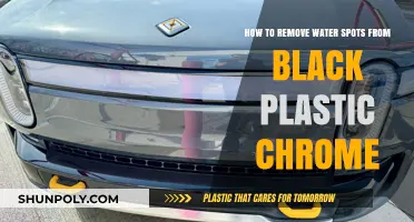 Effective Tips to Remove Water Spots from Black Plastic Chrome