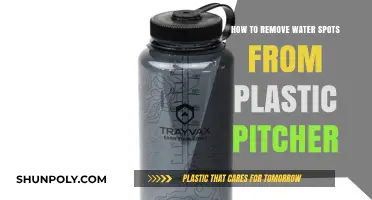 Effective Tips to Remove Water Spots from Plastic Pitchers Easily