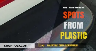 Effective Methods to Remove Water Spots from Plastic Surfaces