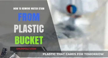 Effective Ways to Remove Water Stains from Plastic Buckets Easily