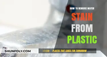 Effective Methods to Remove Water Stains from Plastic Surfaces