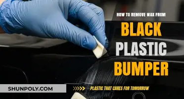 Easy Steps to Remove Wax from Black Plastic Car Bumpers