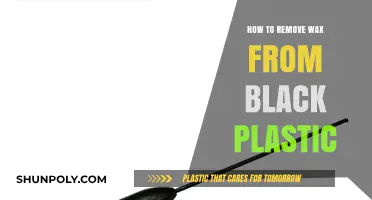 Effective Methods to Remove Wax from Black Plastic Surfaces Easily