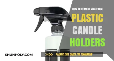 Easy Steps to Clean Wax from Plastic Candle Holders