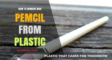Effective Methods to Remove Wax Pencil Marks from Plastic Surfaces