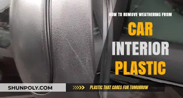 Revive Your Car's Interior: Effective Tips to Remove Weathering from Plastic