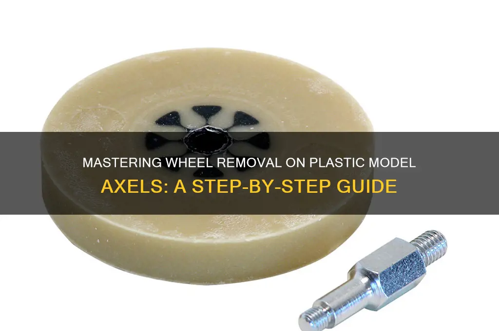 how to remove wheel on axel on plastic models