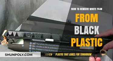 Effective Ways to Remove White Film from Black Plastic Surfaces