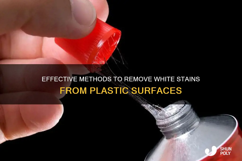 how to remove white from plastic
