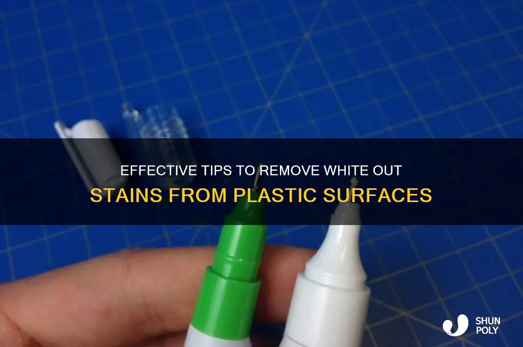 how to remove white out from plastic