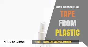 Effective Methods to Remove White-Out Tape from Plastic Surfaces