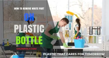 Effective Methods to Remove White Stains from Plastic Bottles