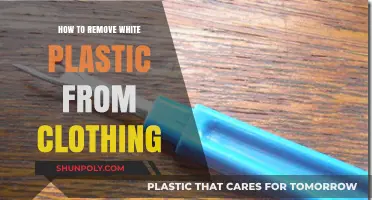 Effective Ways to Remove White Plastic Residue from Your Clothes