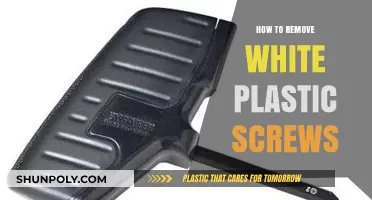 Efficiently Removing White Plastic Screws: A Step-by-Step Guide