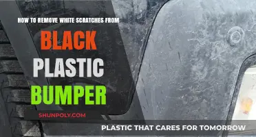 Fix White Scratches on Black Plastic Bumpers: Easy DIY Solutions