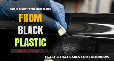 Effective Ways to Remove White Scuff Marks from Black Plastic Surfaces