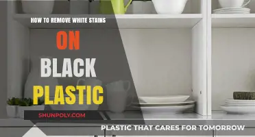 Effective Ways to Remove White Stains from Black Plastic Surfaces