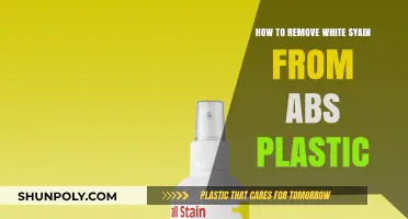 Effective Methods to Remove White Stains from ABS Plastic Surfaces