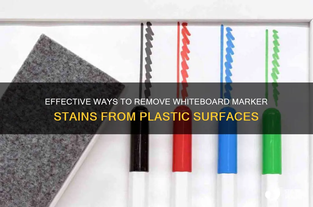 how to remove whiteboard marker from plastic