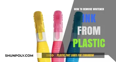 Effective Methods to Remove Whitener Ink Stains from Plastic Surfaces