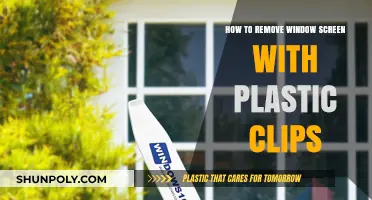 Easy Guide: Removing Window Screens with Plastic Clips Effortlessly
