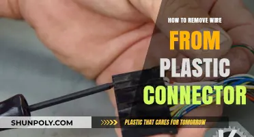 Easy Steps to Safely Remove Wire from Plastic Connector