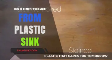 Effective Methods to Remove Wood Stain from Plastic Sink Surfaces