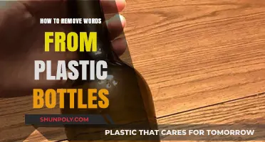 Eco-Friendly Tips: Removing Words from Plastic Bottles for Upcycling