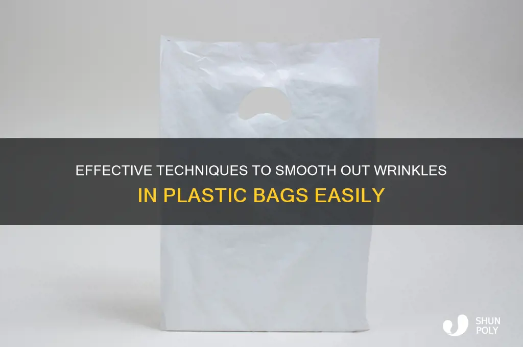 how to remove wrinkles from plastic bag