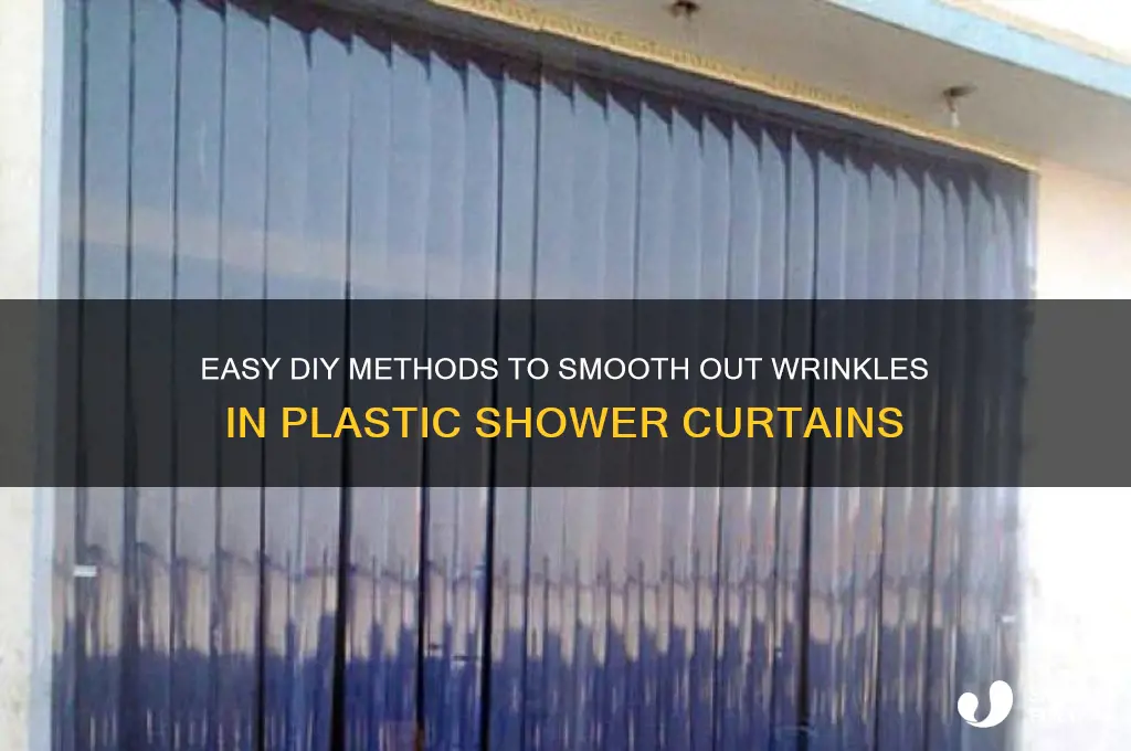 how to remove wrinkles from plastic shower curtain