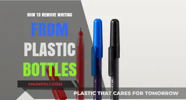 Efficient Methods to Erase Writing from Plastic Bottles Easily