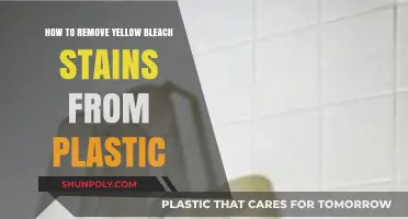 Effective Ways to Remove Yellow Bleach Stains from Plastic Surfaces