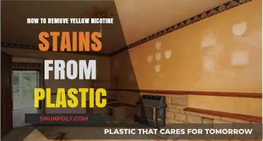 Effective Ways to Remove Yellow Nicotine Stains from Plastic Surfaces