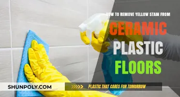 Effective Tips to Remove Yellow Stains from Ceramic Plastic Floors