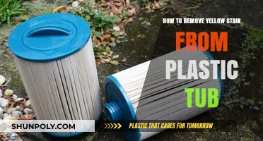 Effective Ways to Remove Yellow Stains from Your Plastic Tub