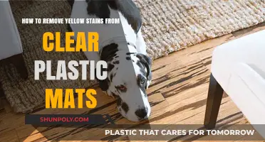 Effective Ways to Remove Yellow Stains from Clear Plastic Mats