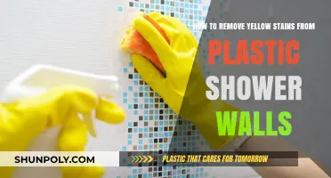 Effective Ways to Remove Yellow Stains from Plastic Shower Walls