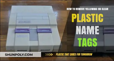 Revive Clear Plastic Name Tags: Effective Methods to Remove Yellowing