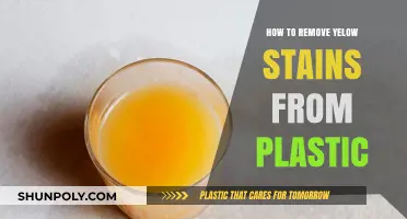 Effective Ways to Remove Yellow Stains from Plastic Items