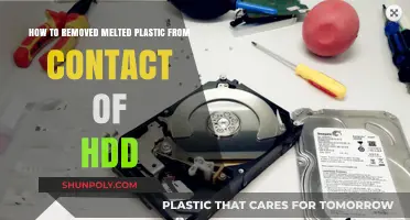 Effective Methods to Remove Melted Plastic from HDD Contacts Safely