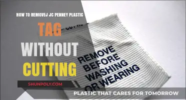 Safely Remove JCPenney Plastic Tags Without Cutting: Quick DIY Guide