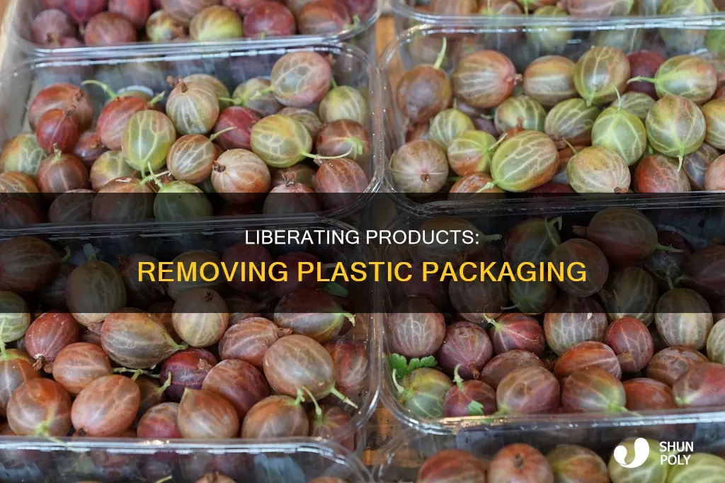 how to removie plastic packaging off items