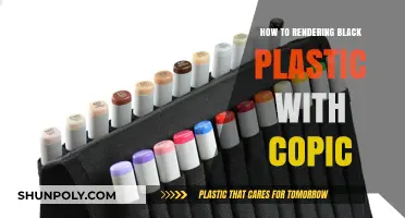 Rendering Black Plastic: Copic Marker Techniques