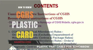 Renewing CGHS Plastic Card: A Step-by-Step Guide