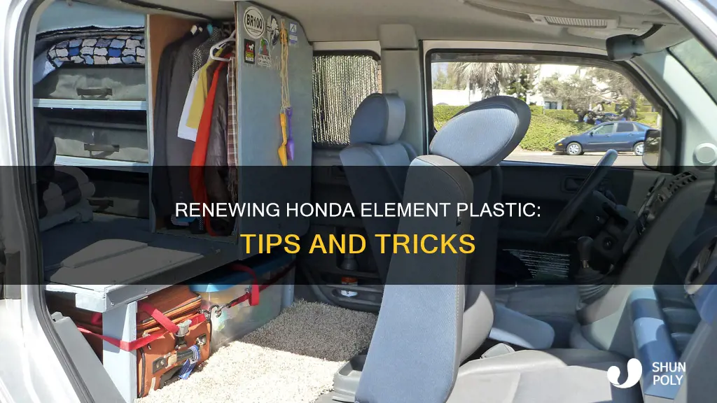 how to renew honda element plastic