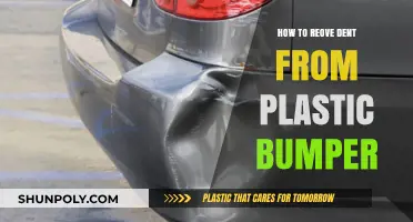 Fixing Plastic Bumper Dents: DIY Guide